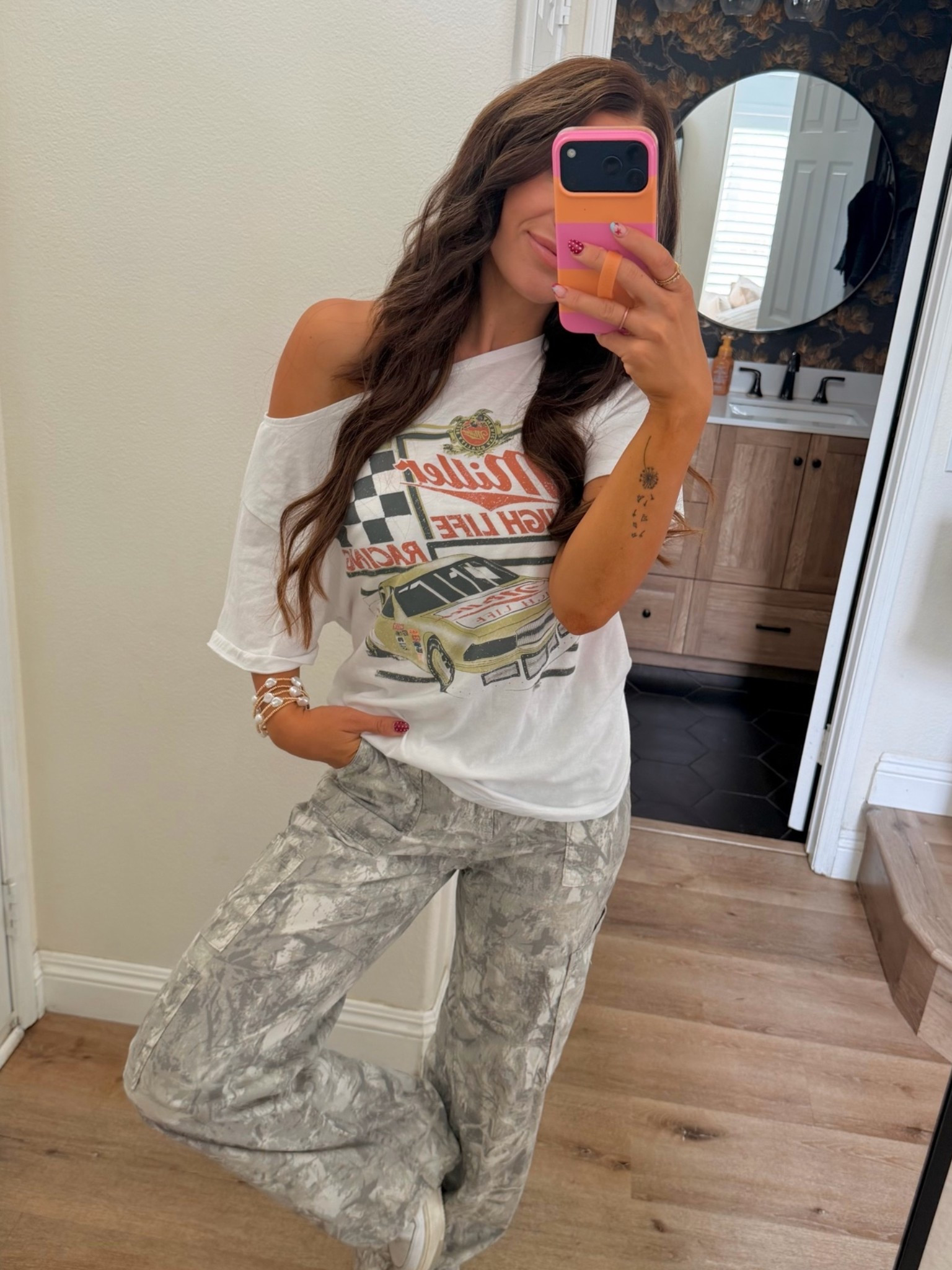 Walmart outfit for the win 🤍👏🏼🤩
Shirt runs big - in a small 
Pants - xs long

#LTKootd #LTKgrwm #LTKmomlife
