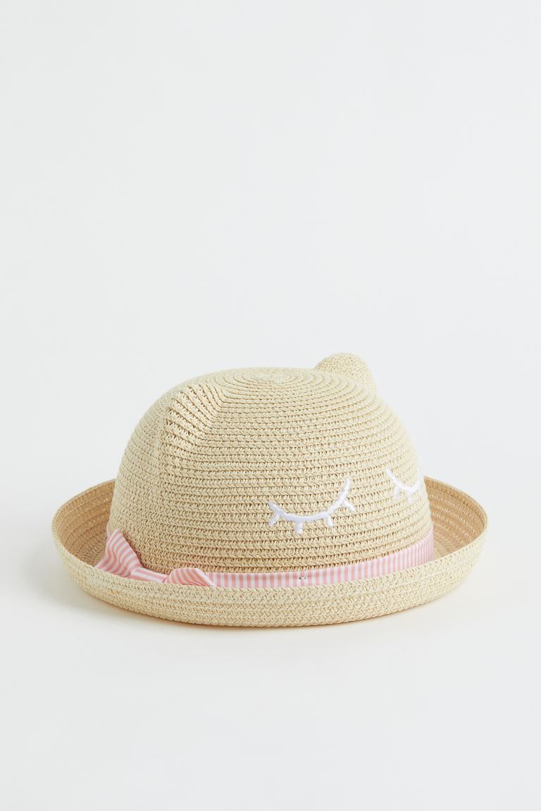 Ear-topped Straw Hat | H&M (US + CA)