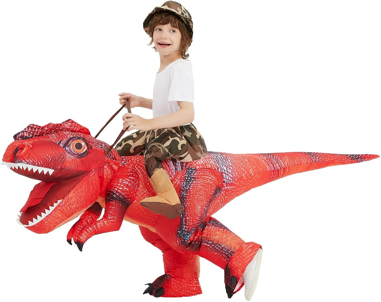 COMIN Inflatable Dinosaur Costumes for Toddler Kids T Rex Blow Up Ride on Dino Outfits for Hallow... | Amazon (US)