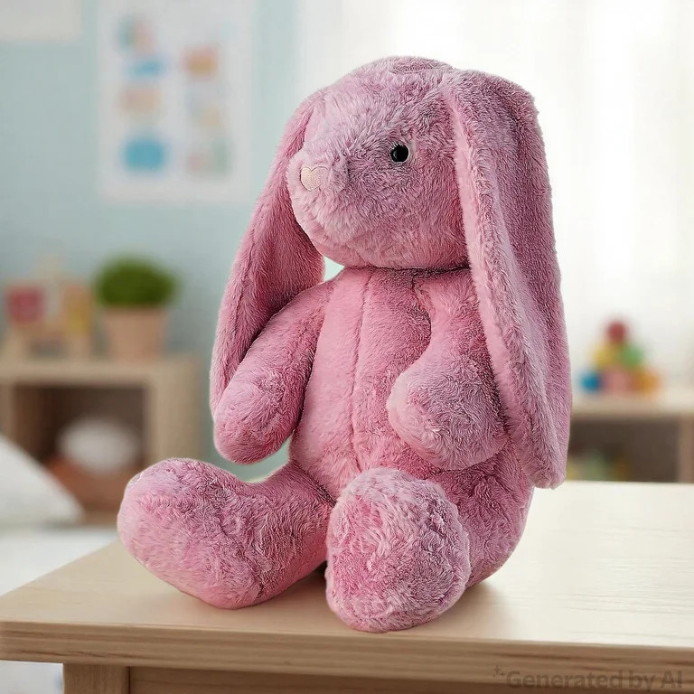 Large Bunny Plush, Pink, 22", Easter by Way To Celebrate | Walmart (US)