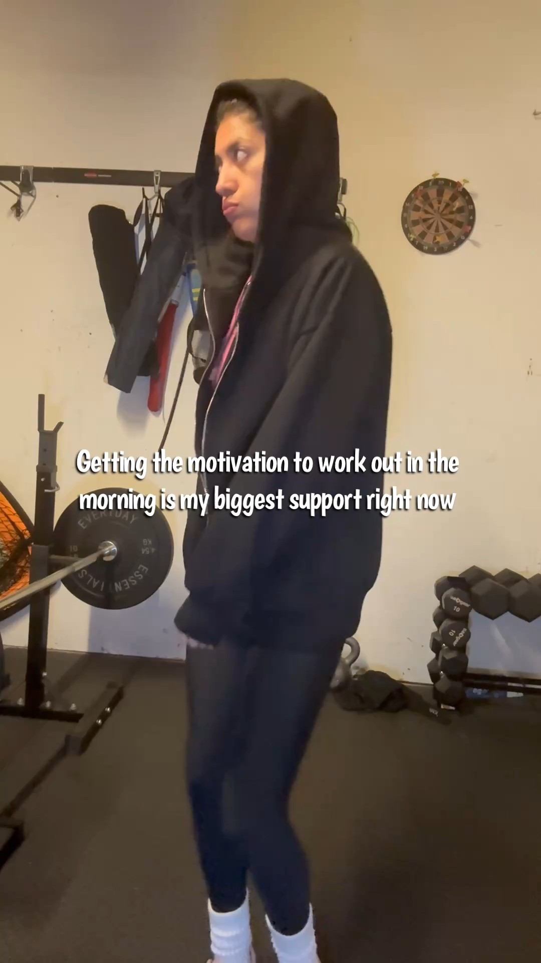 Layered up for leg day 💪🏼 Even living by the beach, my garage gym gets cold! I’m keeping up my morning motivation and focusing on lower body with @bodi. Strong legs, strong mindset — every rep counts!

leg day workout, lower body workout, bodi app, garage workout, home gym essentials, winter workout outfit, workout motivation, cold weather workout gear, fitness routine, strong legs workout, morning fitness, women’s workout inspo, fitness layering outfit

#LTKMens #LTKGiftGuide #LTKActive