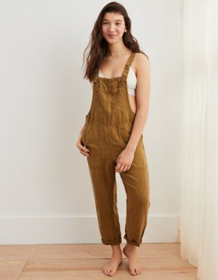 Aerie Twill Utility Overall | American Eagle Outfitters (US & CA)