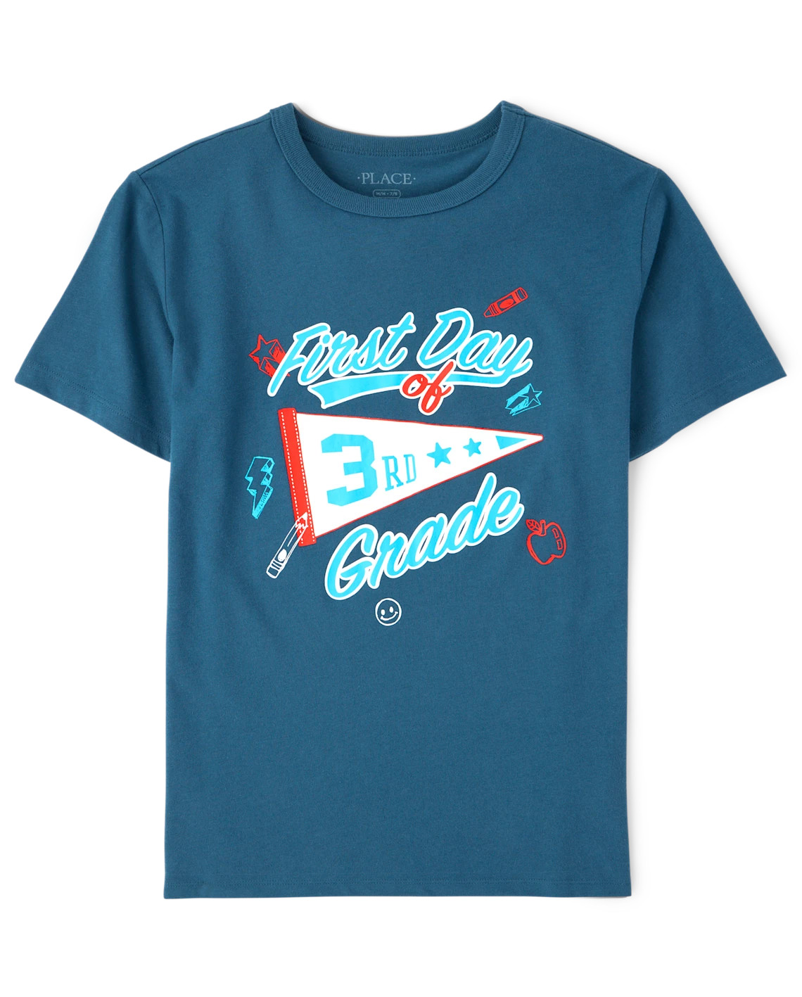 Boys School First Day Of 3rd Grade Graphic Tee - blue | The Children's Place