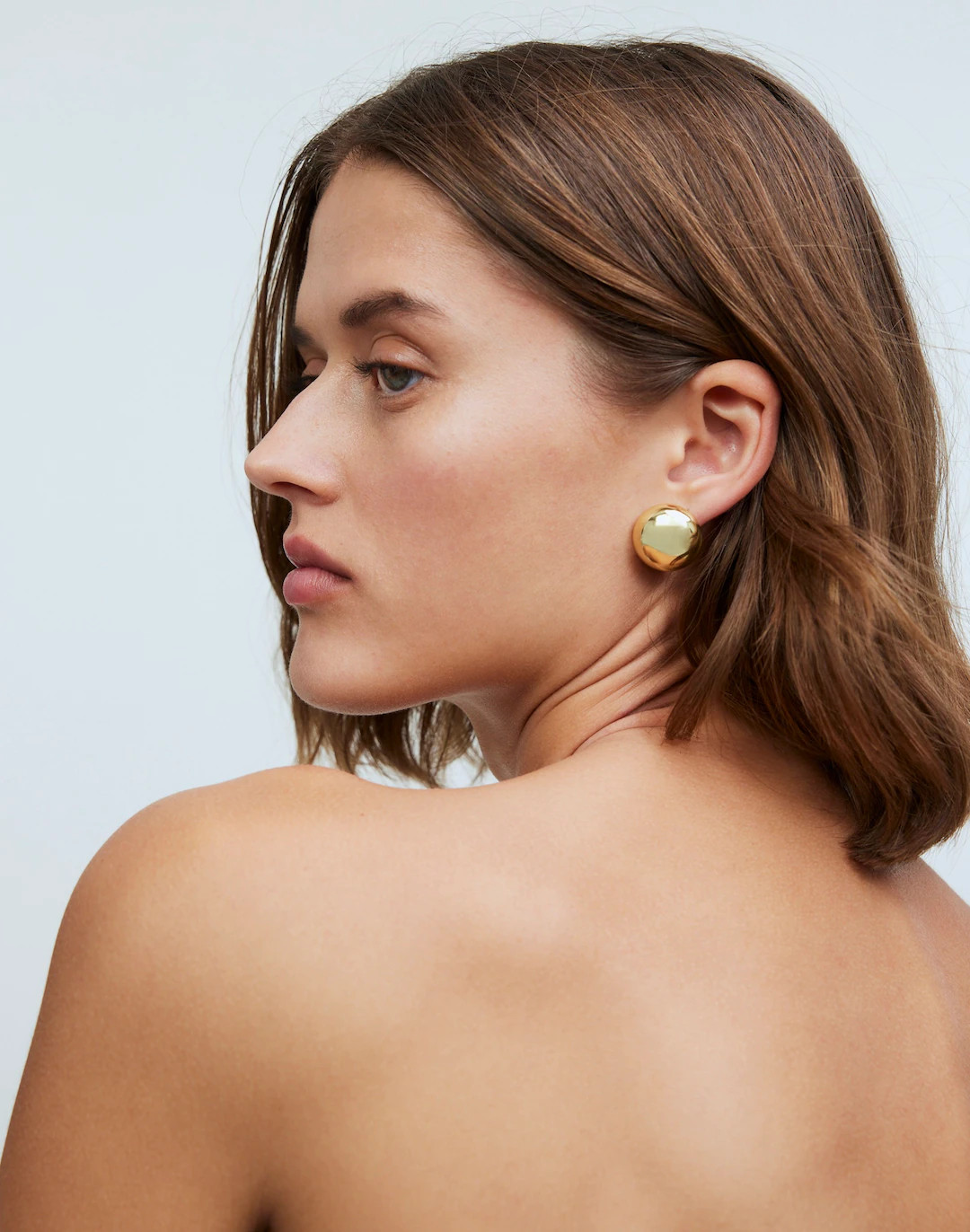 Button Stud Earrings | Madewell