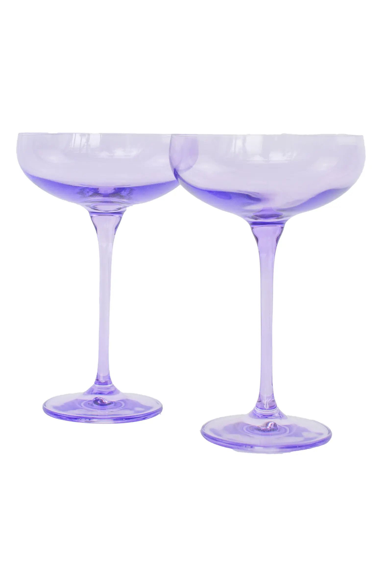 Estelle Colored Glass Set of 2 Stem Coupes | Nordstrom | Nordstrom
