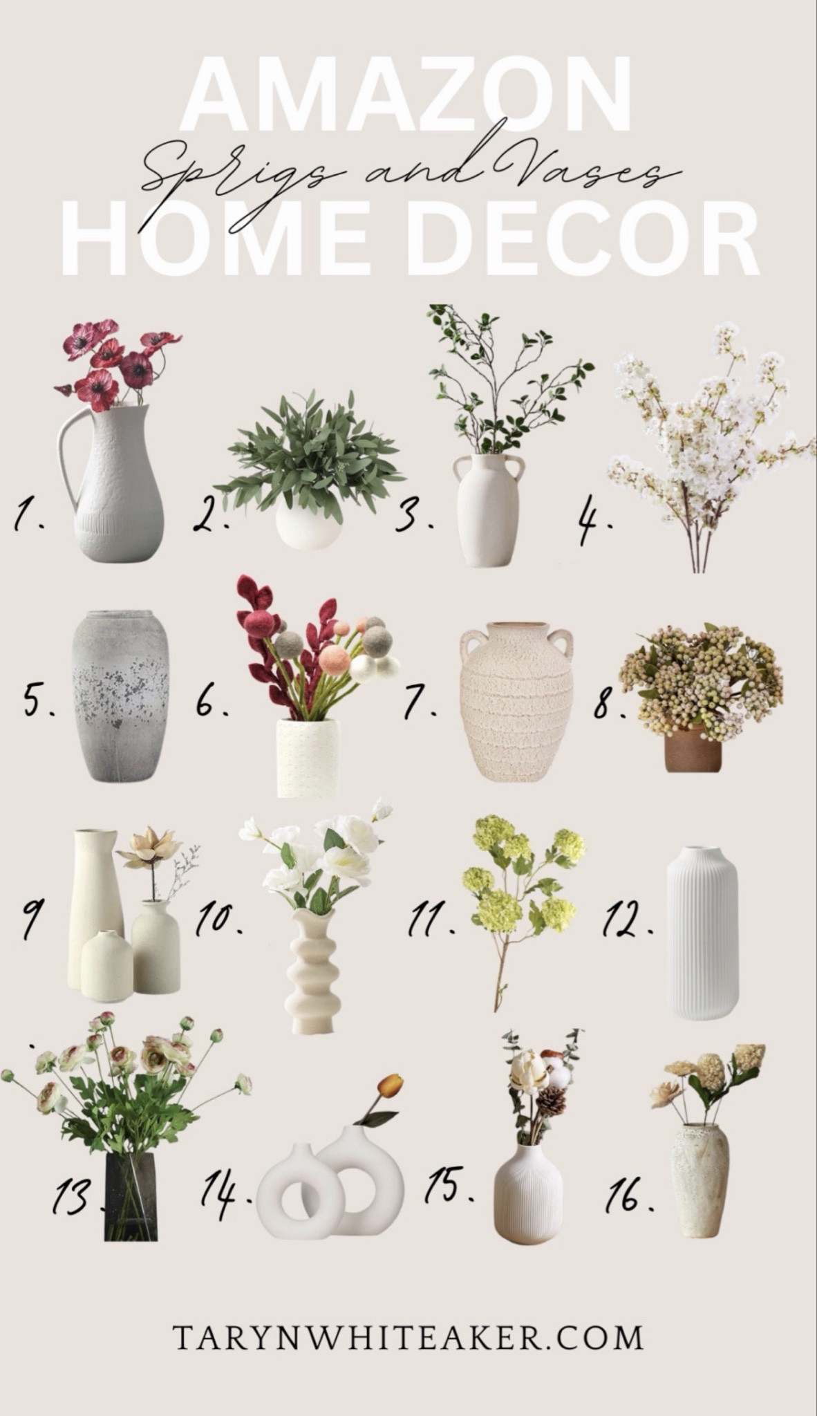 Spring stems + neutral vases are my favorite way to refresh a space without redecorating everything. The prettiest Amazon finds that look high-end but are so affordable.

#LTKstyletip #LTKhome #LTKSeasonal