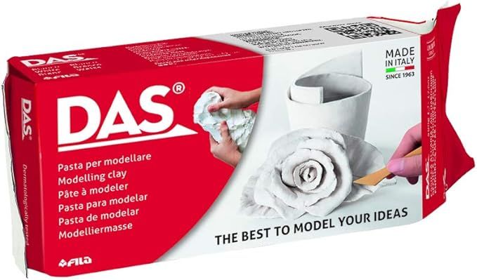 DAS Air Hardening Modeling Clay, 2.2-Pound Block, White (387500) | Amazon (CA)