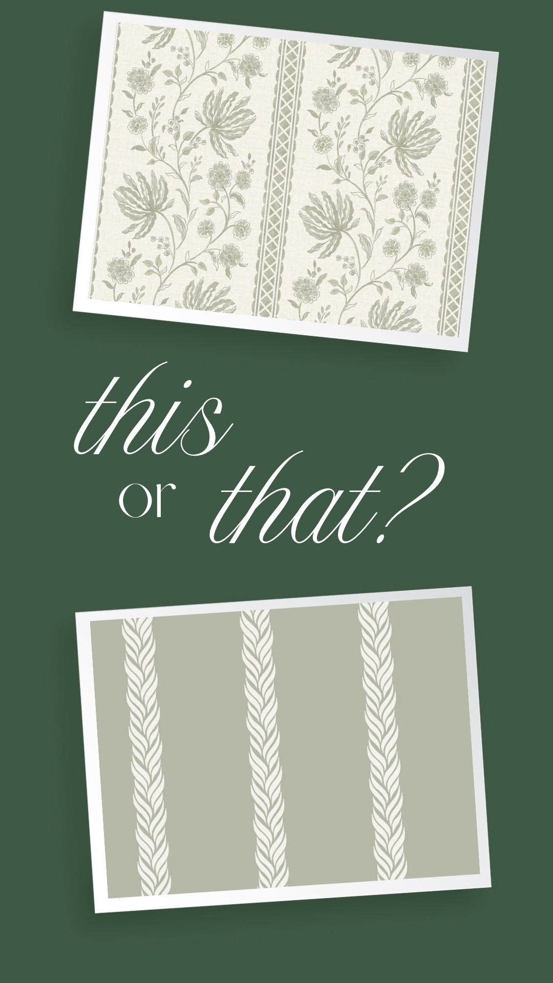 They’re both green, they both have stripe (ish) patterns - but that’s really wear the similarities end 

#LTKHome