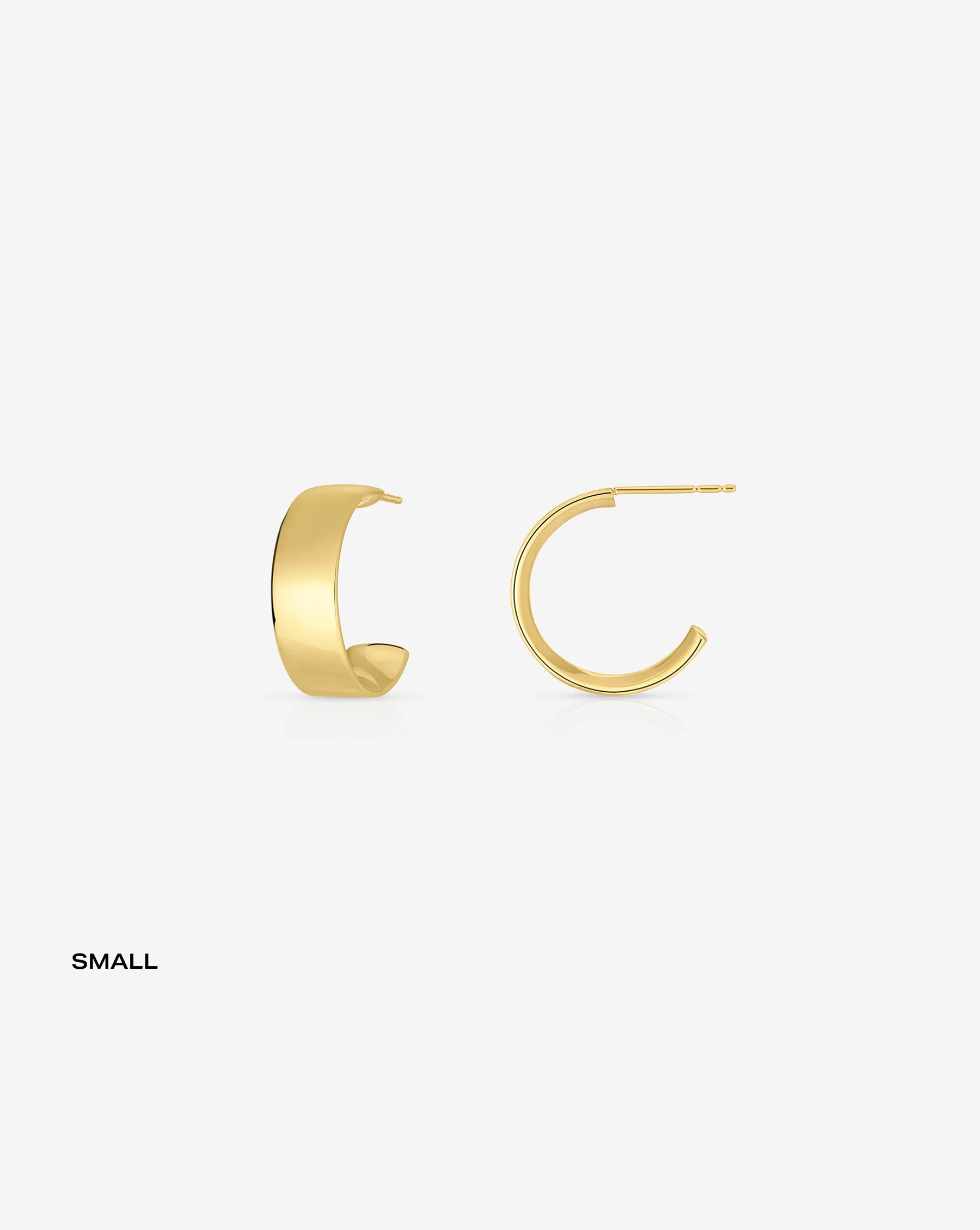 Gold Flat Hoops | Ring Concierge