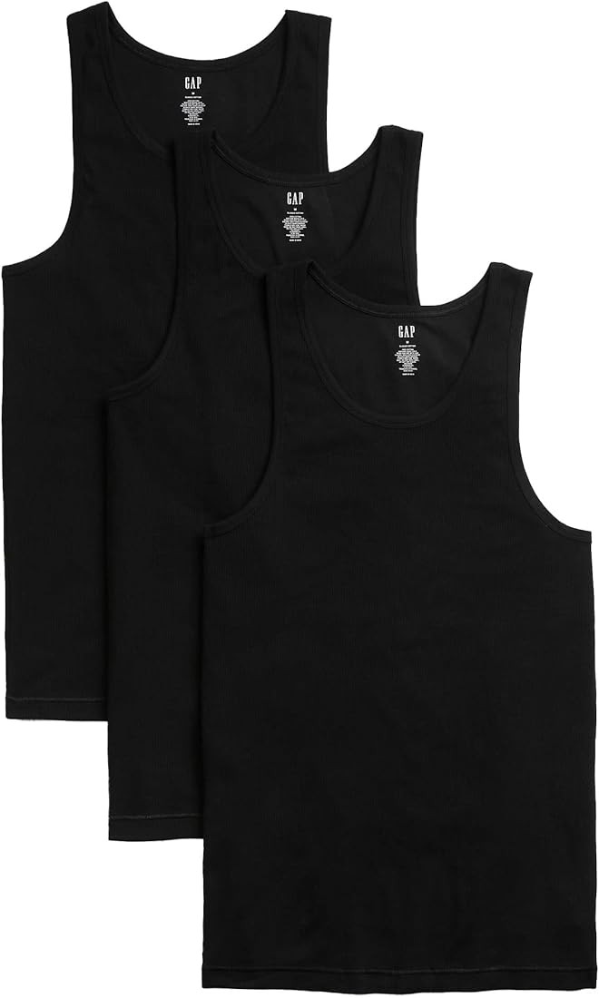 GAP Men's 3-Pack Tank Top | Amazon (US)