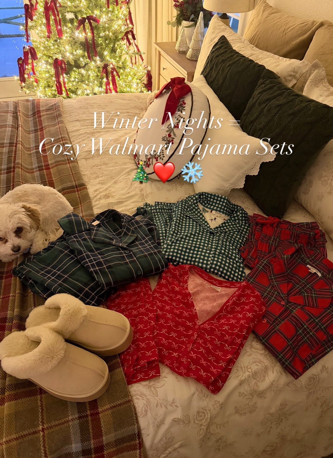 Cozy pajamas form Walmart 

#LTKGiftGuide #LTKHoliday #LTKFindsUnder50