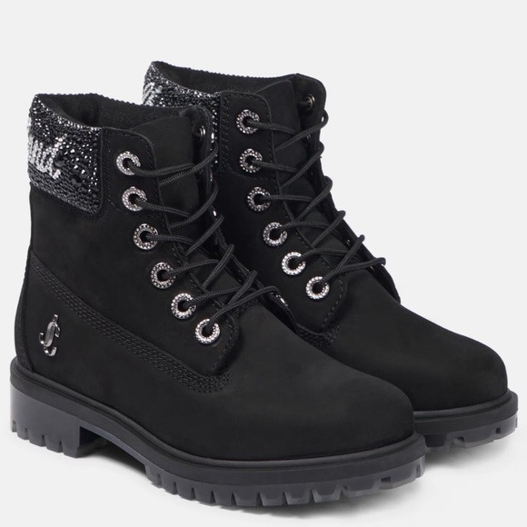 New JIMMY CHOO x Timberland embellished Swarovski boots Size 37 | Poshmark