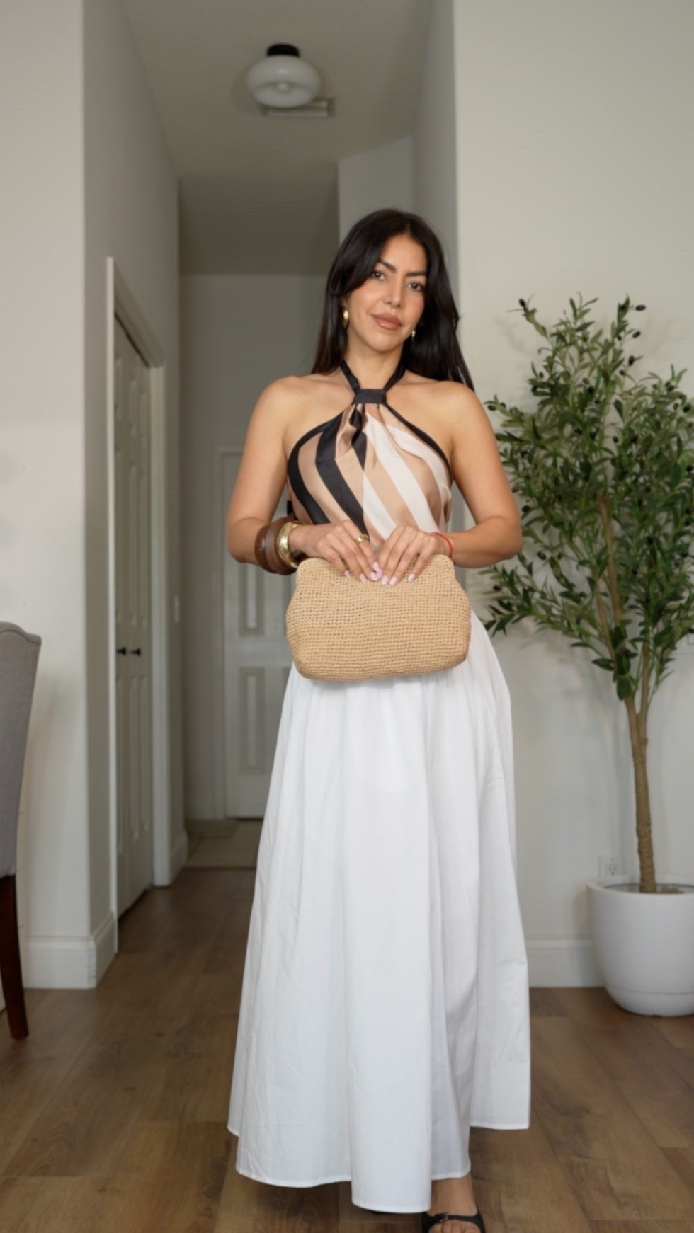White maxi skirt outfit idea for Summer! ☀️

I styled this white skirt with a geometric striped satin halter top from Commense. It’s such a perfect vacation outfit idea! Linking more Commense Summer outfits below!

Vacation outfits, summer date night look, summer resort wear, resort outfits, satin top, cotton skirt

#LTKootd #LTKgrwm #LTKSeasonal