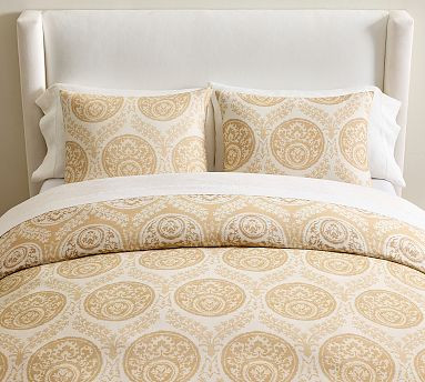 Lena Medallion Duvet Cover | Pottery Barn (US)