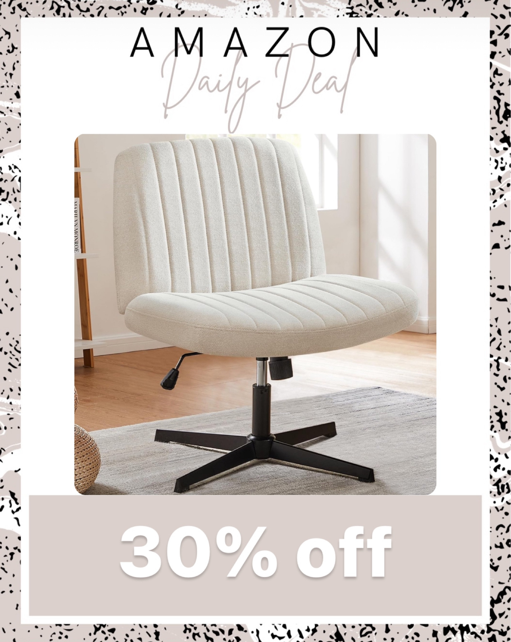 Viral TikTok crisscross chair

Amazon daily deal, Amazon home find, office chair, swivel chair, viral TikTok products, viral Amazon products, Amazon home

#LTKfindsunder100 #LTKhome #LTKsalealert