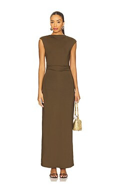 SNDYS Gabby Maxi Dress in Moss from Revolve.com | Revolve Clothing (Global)