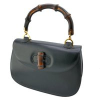 1950S Vintage Gucci 0633 Purse Bamboo Handle Black | Etsy (US)