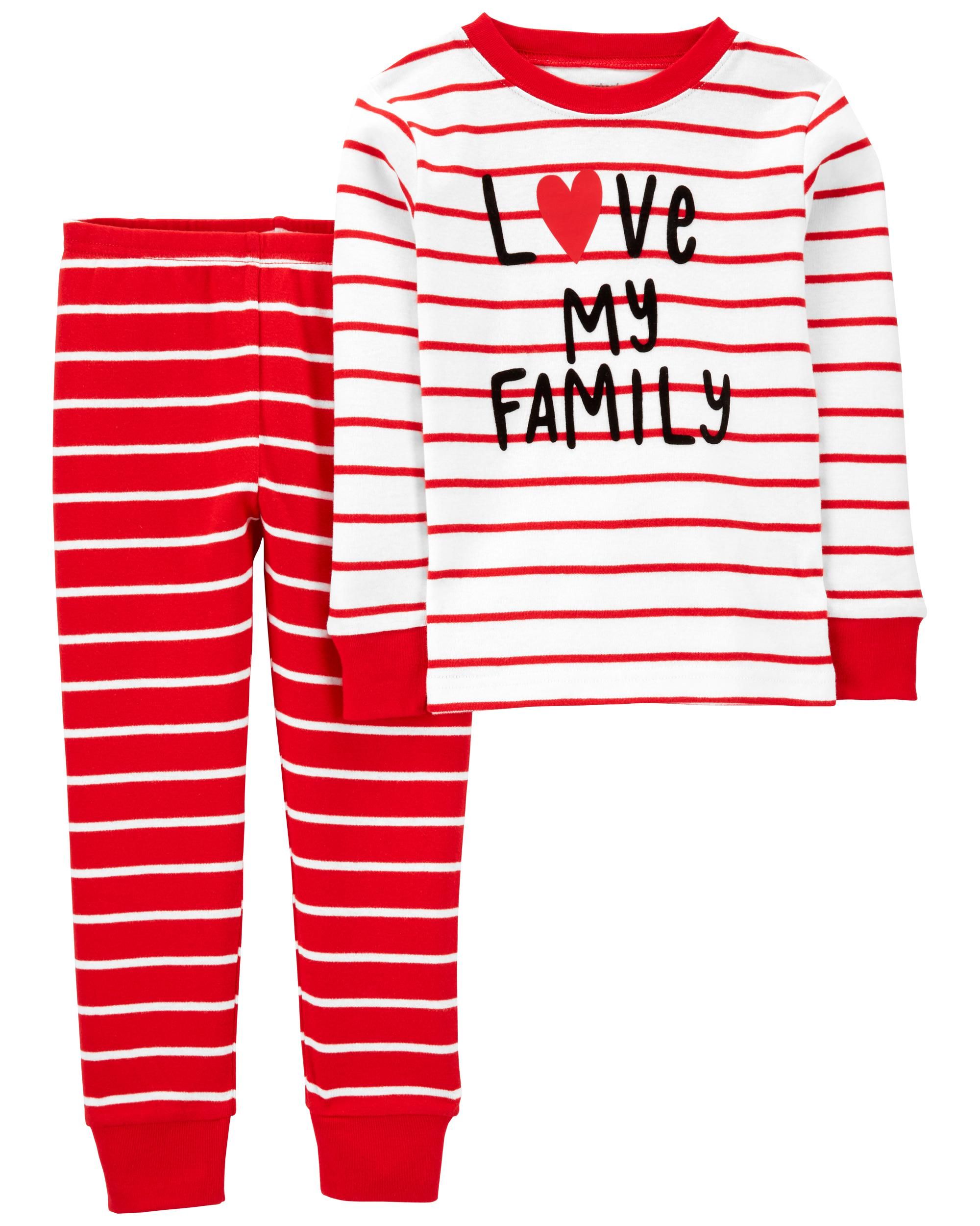 Toddler 2-Piece Family Love 100% Snug Fit Cotton PJs | carters.com | Carter's