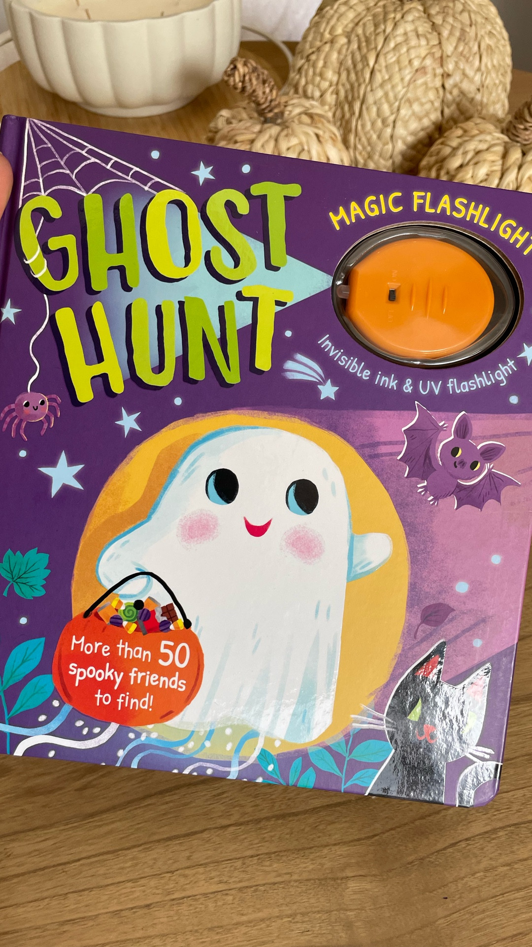 👻✨ Okay mamas… THIS is the Halloween book you need! 📚🕷️
It comes with a “magic flashlight” so your little one can shine & discover hidden ghosts, bats, and even the itsy bitsy spider 🕸️🕷️ (wait until you see my toddler’s reaction at the end 🥹).

Such a fun way to make story time spooky, magical, and screen-free this season. 🍂🎃 

Would you try this with your little one? 💡👇

#HalloweenBooks #ToddlerActivities #HalloweenFun #StorytimeMagic #MomHack #SpookySeasonVibes #FallFavorites #HalloweenForKids #ToddlerMomLife #BookTok #ReadingWithKids

#LTKSeasonal #LTKKids #LTKFamily
