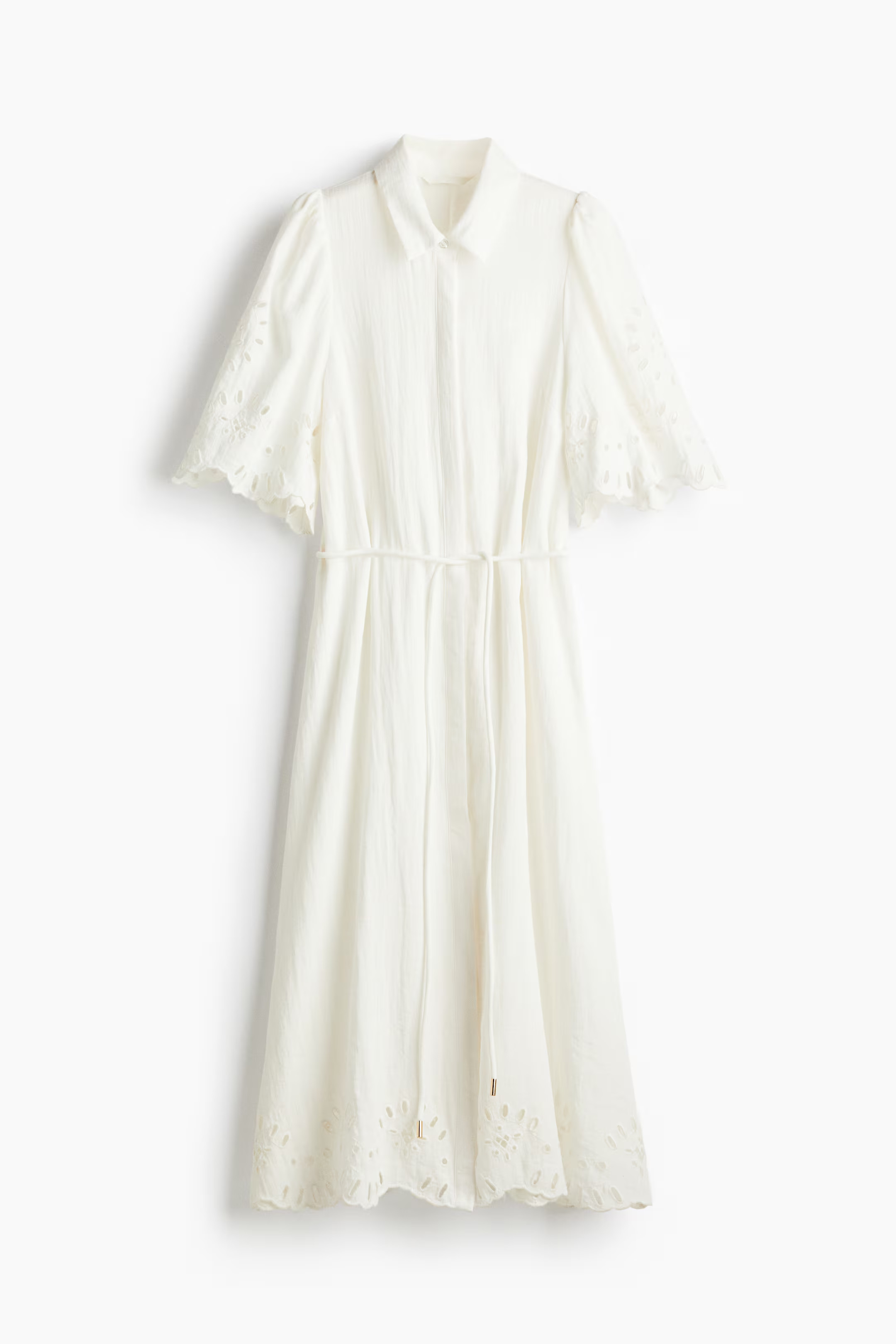 Broderie anglaise shirt dress | H&M (UK, MY, IN, SG, PH, TW, HK)