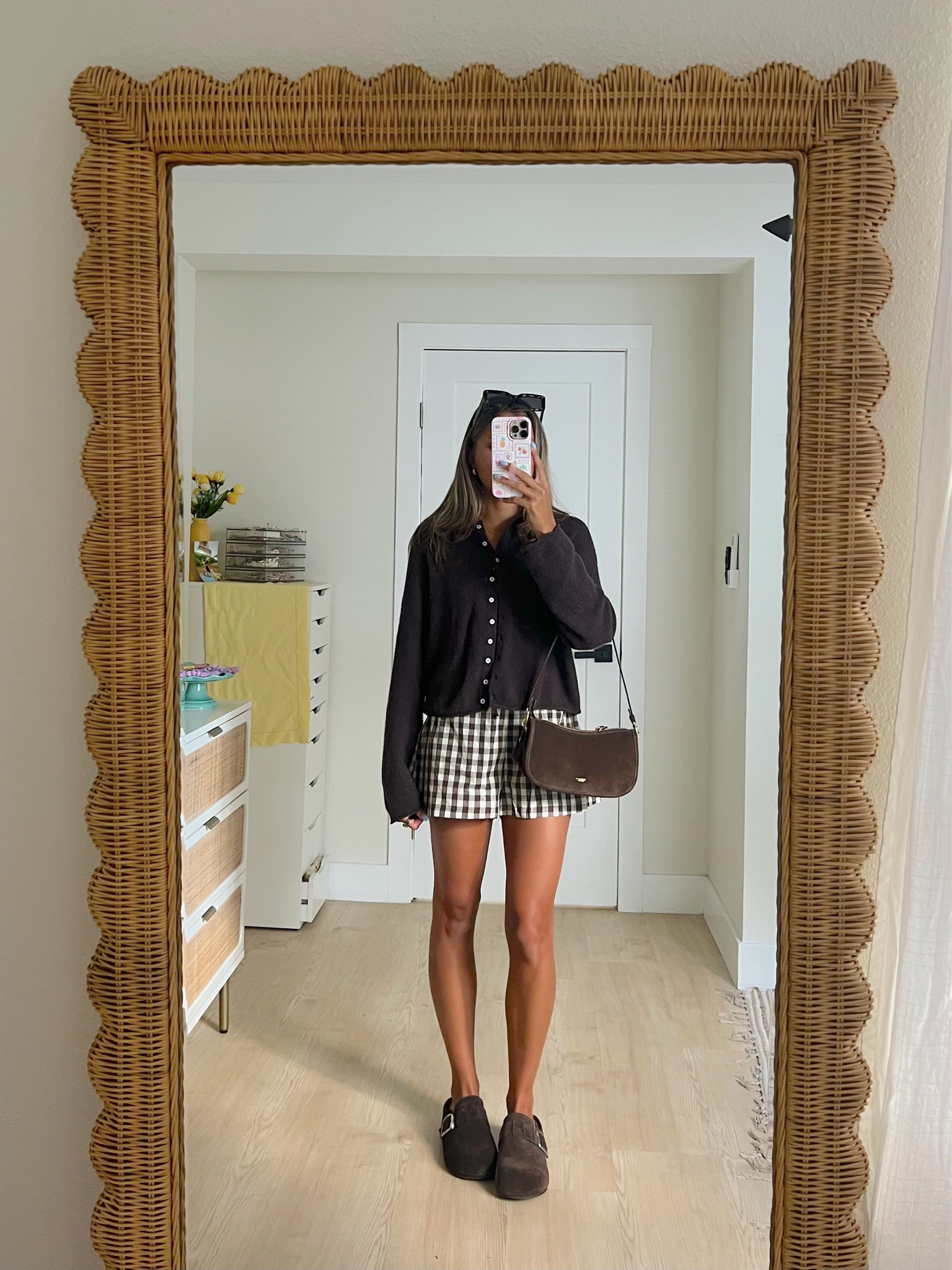 cutest Florida fall outfit idea! Wearing an XS in Abercrombie sweater and petal and pup shorts 🤎

#LTKootd