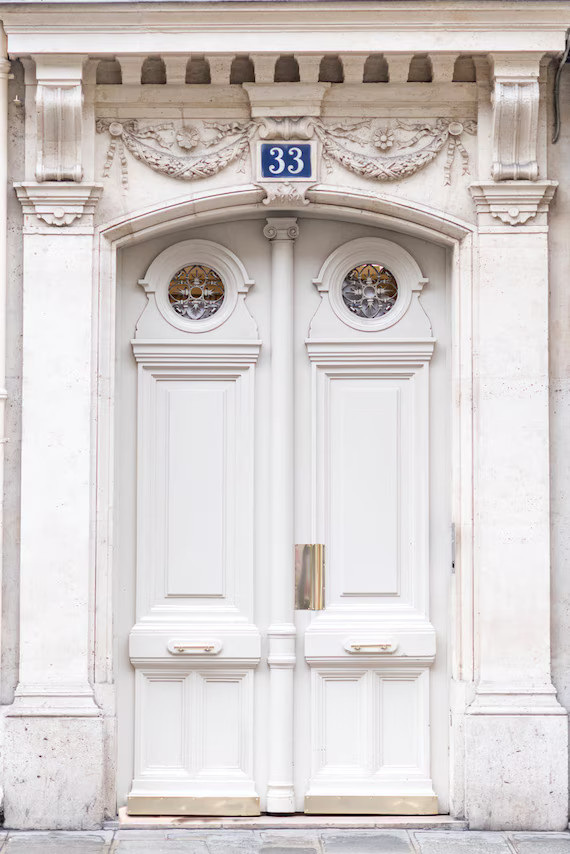Paris Photography - Door Number 33, Travel Architecture Photography, Fine Art Photograph, Large W... | Etsy (US)