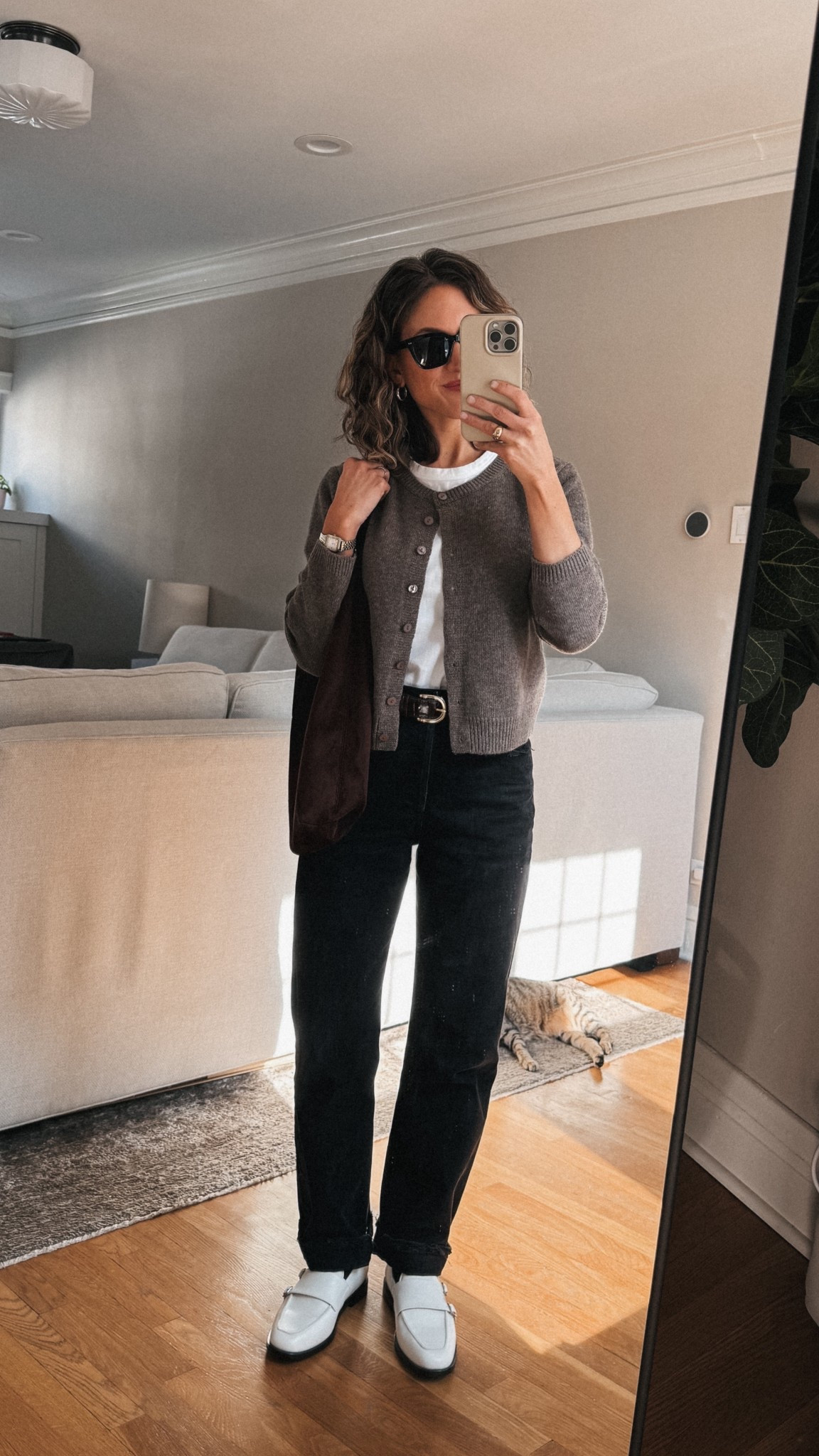 Look of the Day // 2.10.26

Madewell tee, XS, TTS. Reformation cardigan, XS, TTS. Agolde denim, 24, I took my smaller size. Bared Footwear loafers, TTS. J.Crew belt. Gap bag. Quince sunglasses. Similar earrings linked. Mejuri ring. Cluse watch (message me for link!)

#LTKOver40 #LTKootd #LTKPetite