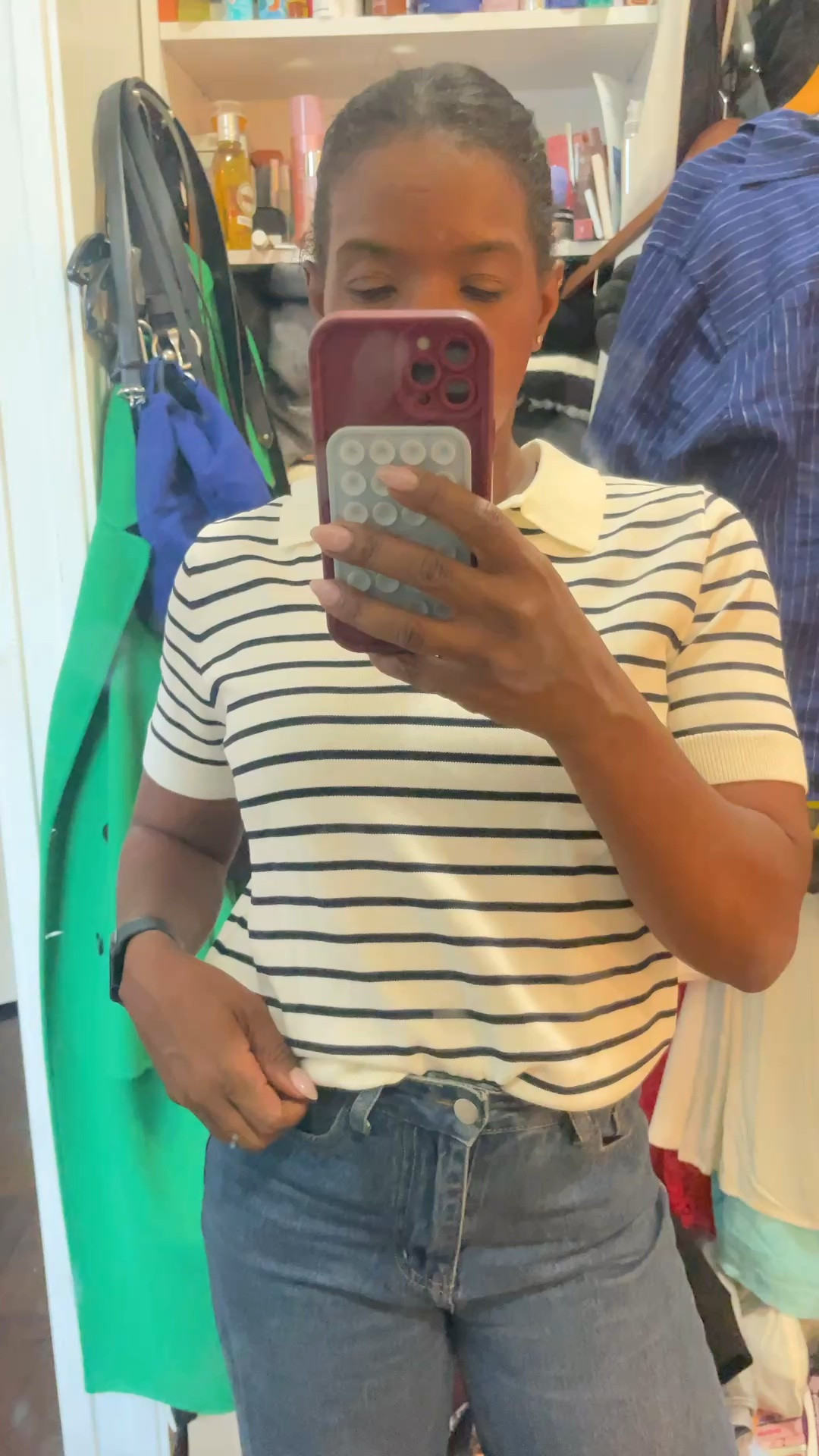 Quick look at this knit polo. A great alternative to a stripped t shirt

#LTKootd #LTKmomlife #LTKSeasonal