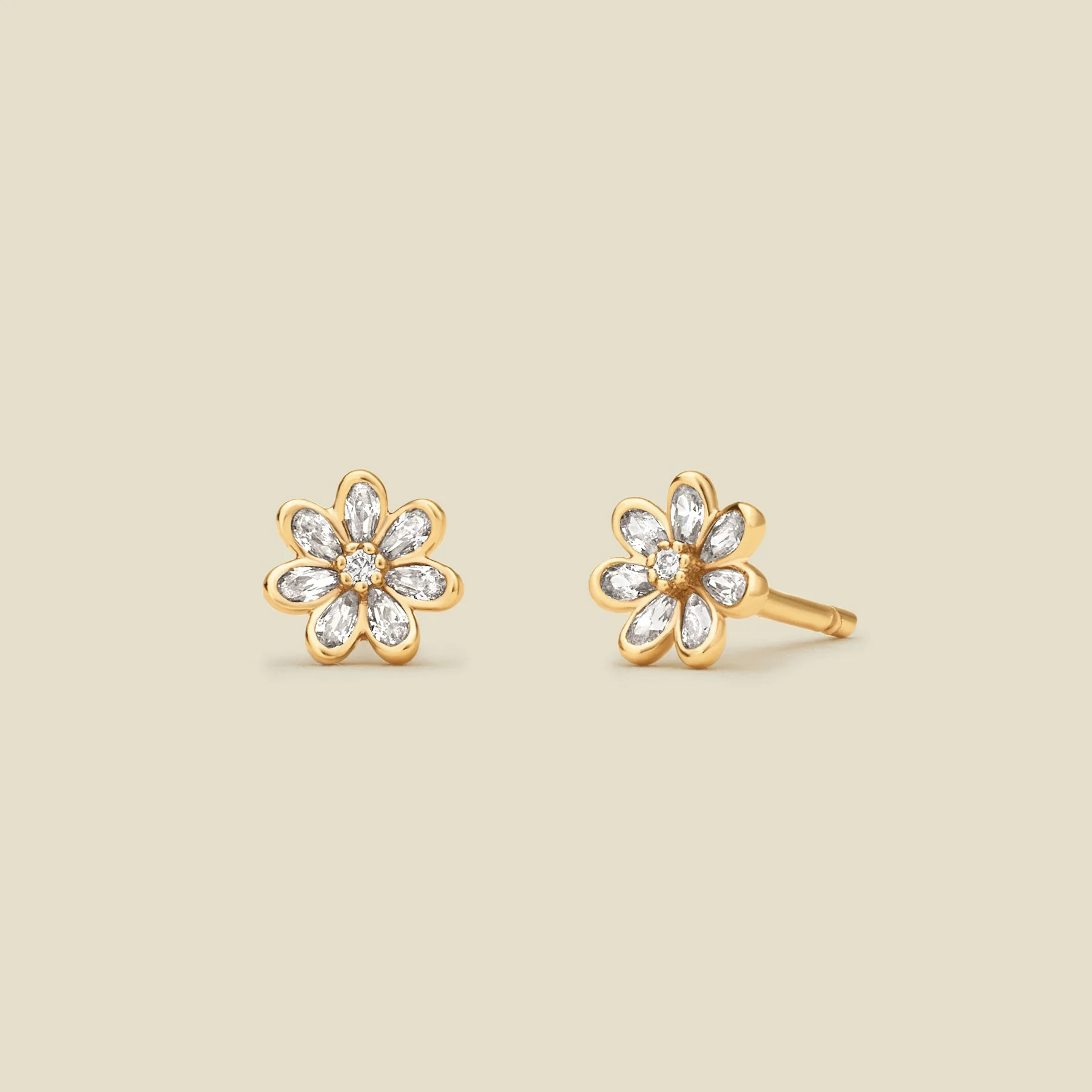Flower Luxe Stud Earrings | Made By Mary | Made By Mary | Made By Mary