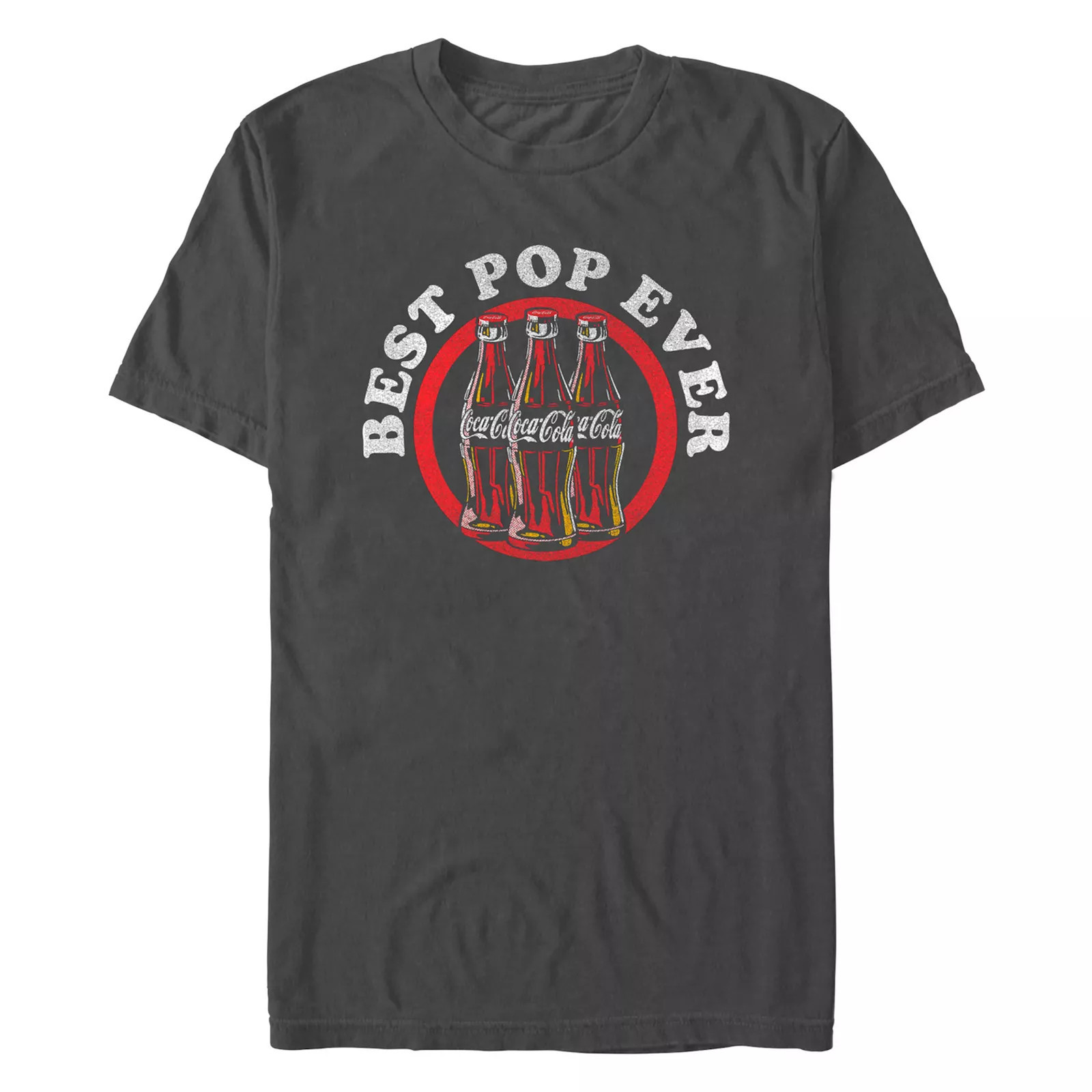 Men's Coca-Cola Best Pop Ever Graphic Tee, Size: Large, Grey | Kohl's