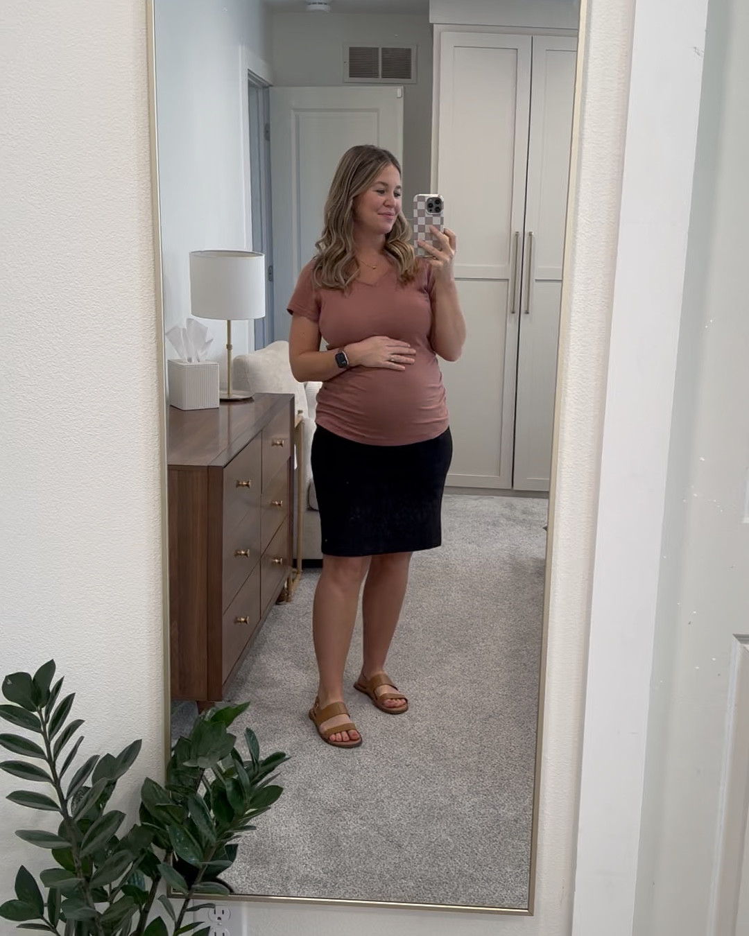 Comfy maternity skirt and shirt! 

#LTKPetite #LTKStyleTip #LTKBump