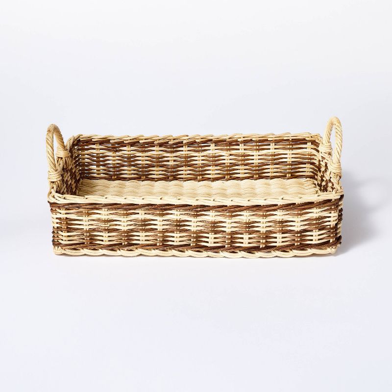 Woven Recta Checker Gathering Tray - Threshold™ designed with Studio McGee | Target