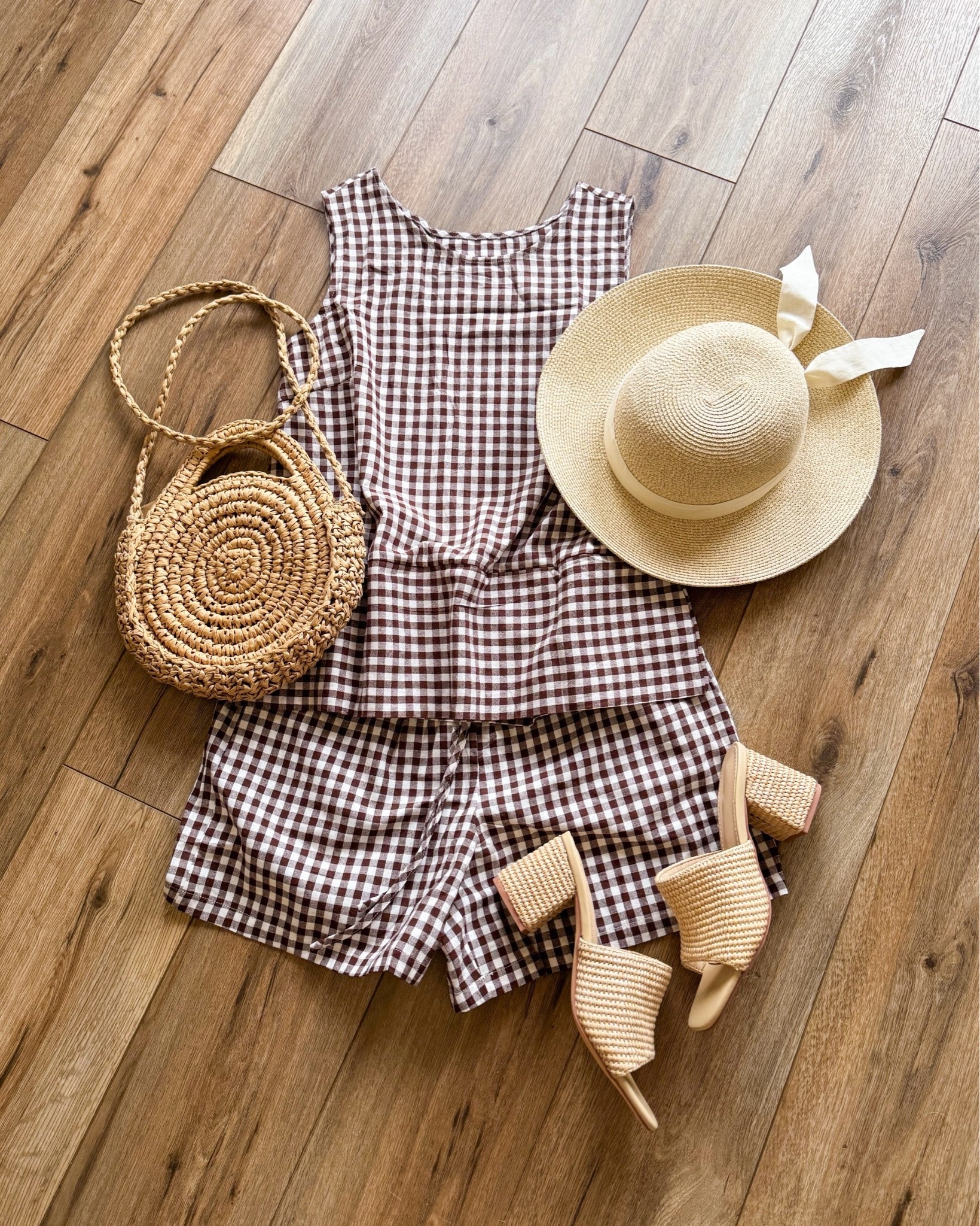 amazon fashion at it again! this gingham set is the cutest everyday casual outfit! perfect for summer, brunch, travel and going out.

#LTKSeasonal #LTKSaleAlert #LTKootd