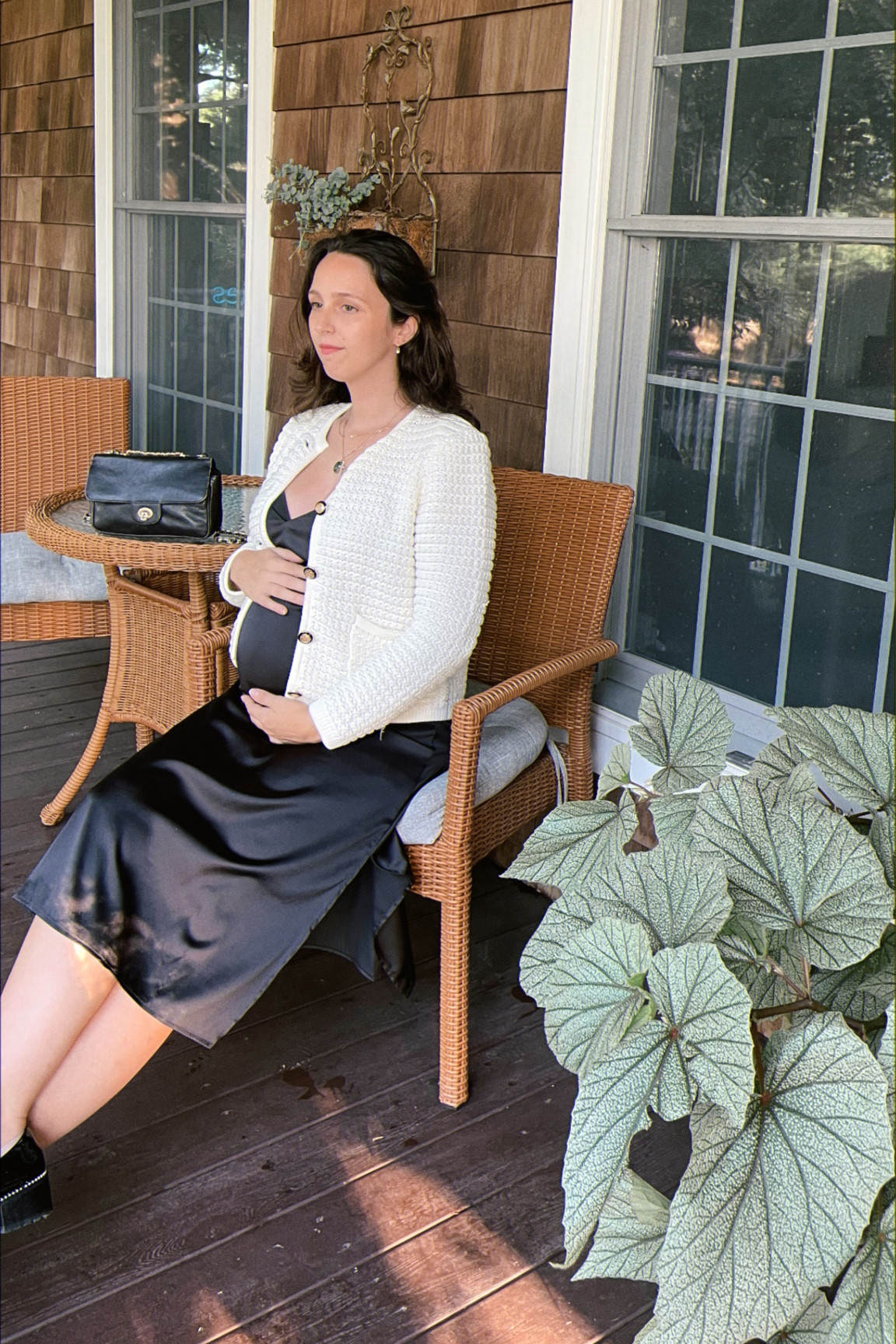 Amazon the drop slip dress (size M), Ba&sh Gaspard knit cardigan (size M)

North Fork Harvest Inn Baby Moon Outfits, fall outfits, slip dress, cardigan, fall style, what to wear this fall 

#LTKbump #LTKstyletip