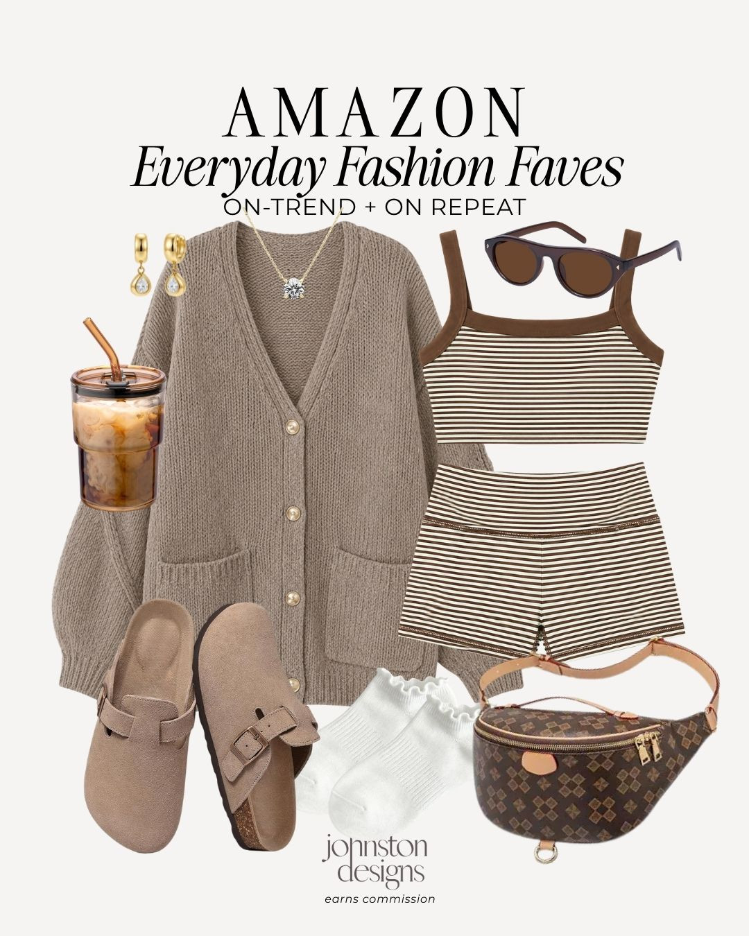 Easy everyday pieces you’ll want to wear on repeat. 🤎 This Amazon look mixes a cozy cardigan, striped matching set and neutral accessories for an effortless outfit that works for lounging, errands or casual days out!

Amazon everyday fashion, casual Amazon outfit, cozy cardigan outfit, striped matching set, neutral fall outfit, Amazon fashion finds, comfy everyday style, casual fall fashion, trendy Amazon clothes, effortless outfit ideas

#amazonfashion #amazonfinds #everydaystyle #fallfashion #casualoutfit #neutralstyle #comfystyle #outfitinspo #amazonstyle 

 #LTKootd #LTKActive