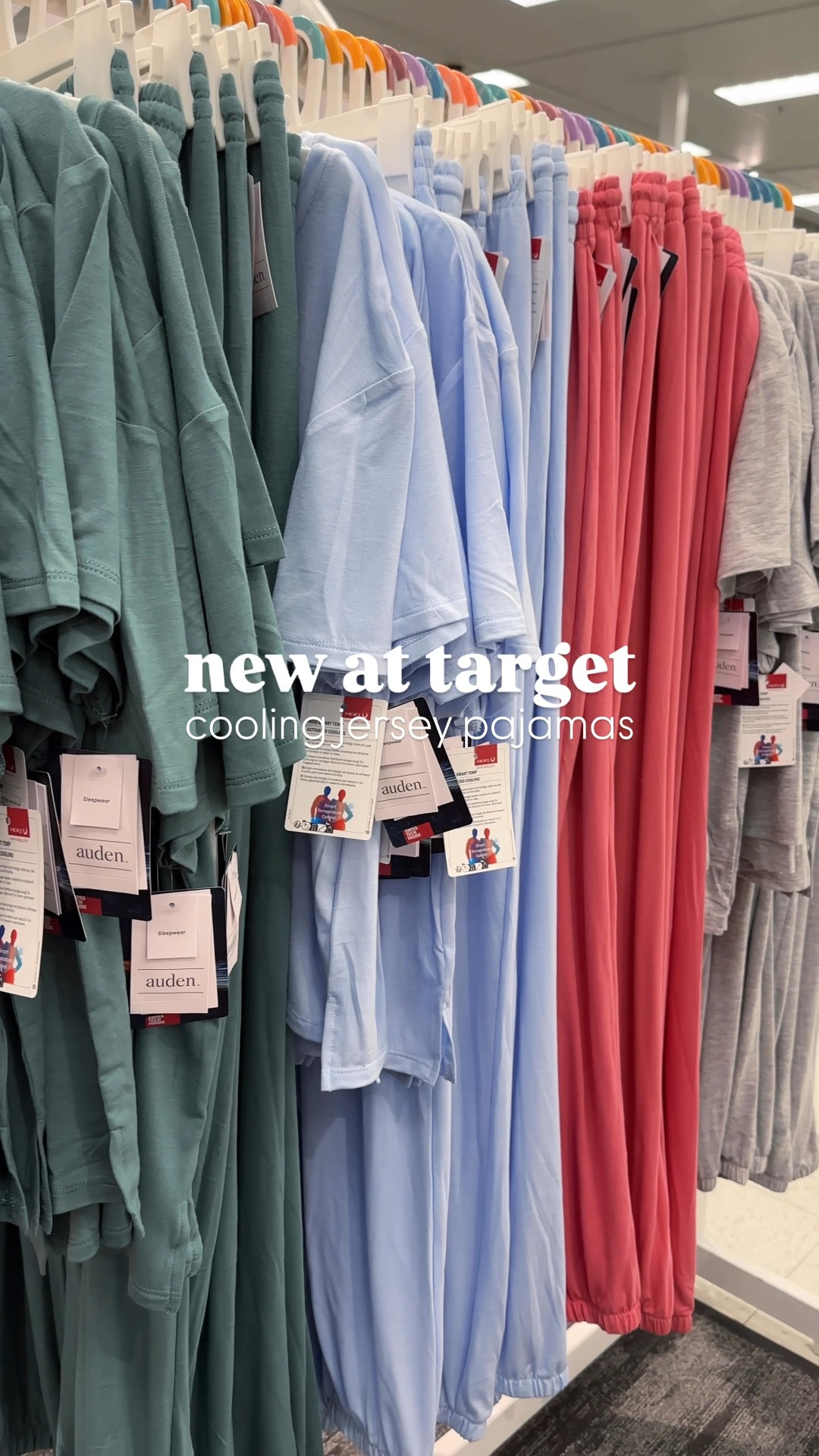 NEW! Jersey pajamas from Auden - lightweight and with cooling technology 🌬️ you can read more on its HeiQ Smart Temp technology online! Will be perfect for warmer nights! Available in these 4 colors and all online 👏🏼 

#LTKFindsUnder100 #LTKStyleTip #LTKFindsUnder50