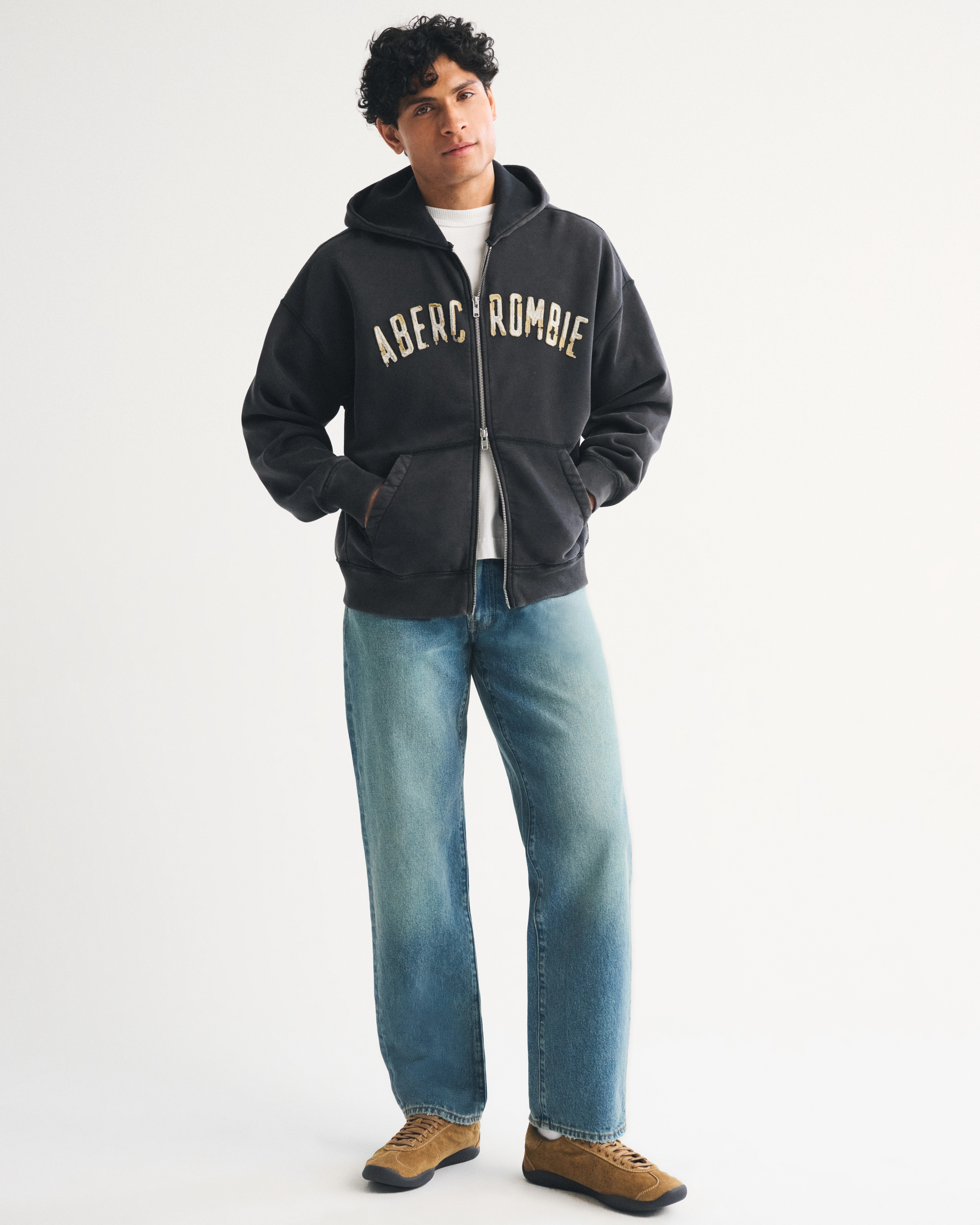 Relaxed Straight Jean | Abercrombie & Fitch (US)