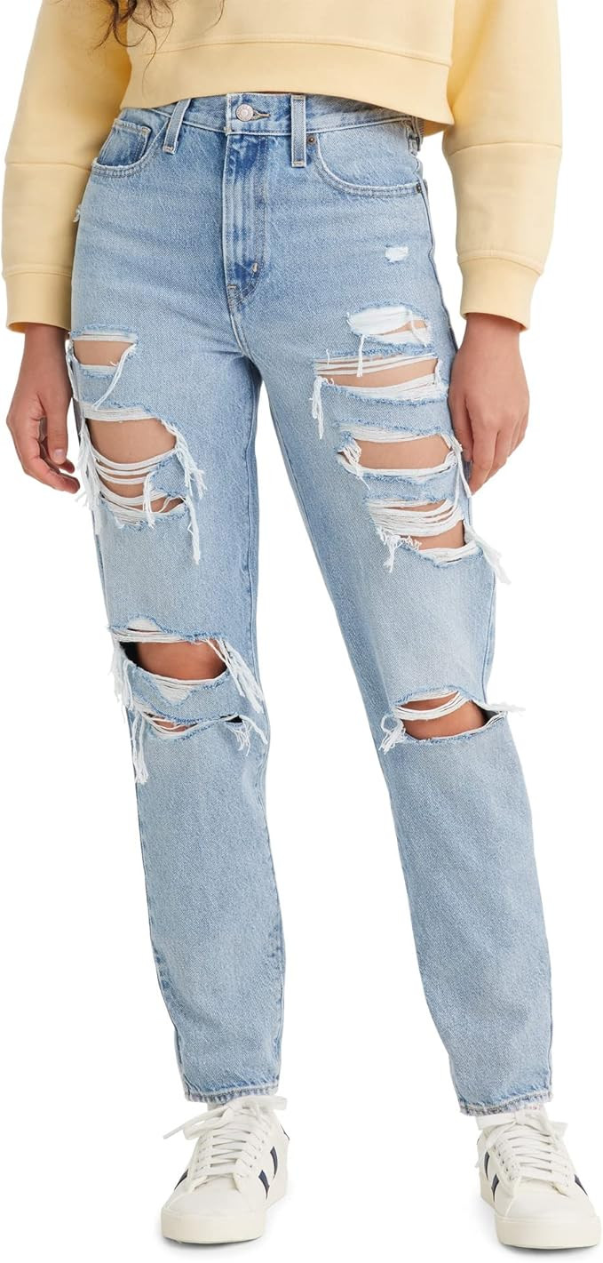Levi's Womens High Waisted Mom Jeans (Also Available in Plus) | Amazon (US)
