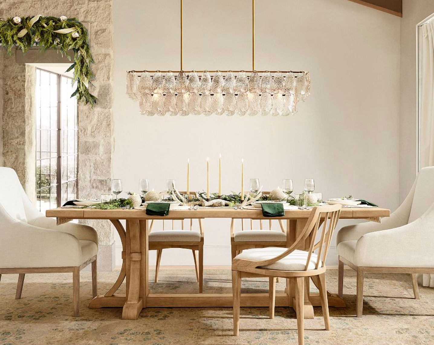 Vintners Extendable Dining Table
Expertly crafted of rubberwood, MDF and oak veneers with a Savanna finish.
Wood may feature natural variants like knots.
Expertly crafted of kiln-dried wood. Kiln-dried wood helps prevent warping, splitting, cracking, and developing mildew. 

 #LTKHome