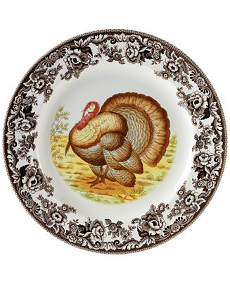 Woodland Turkey Dinner Plate | Macy's