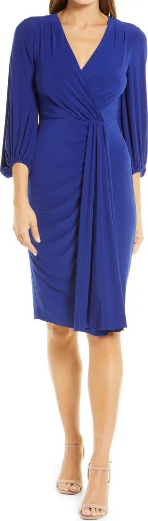 Wrap Look Long Sleeve Dress | Nordstrom