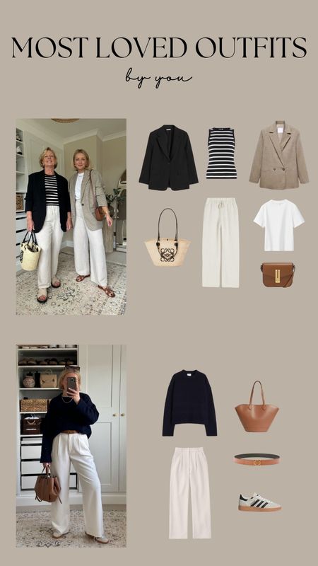 Most loved outfits by you ✨

Summer Style, Summer Outfit Inspirations, Tailored Trousers, Black Blazer, City Style, Tank Top, Raffia Bag, Wardrobe Staples, Workwear  

#LTKworkwear #LTKspring #LTKsummer