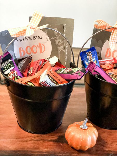 Halloween boo bags for your friends and neighbors from Walmart. Visit my blog ourtinynest.com to download the free printable 

#LTKHalloween #LTKSeasonal #LTKfamily