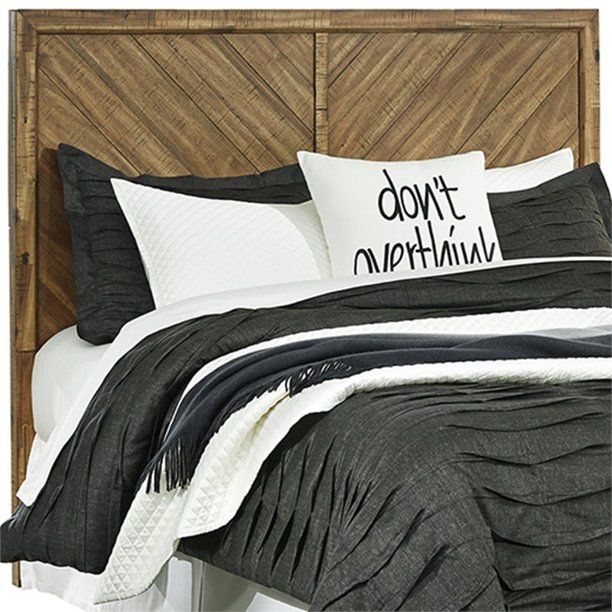 Ashley Furniture Broshtan King Panel Headboard in Light Brown - Walmart.com | Walmart (US)