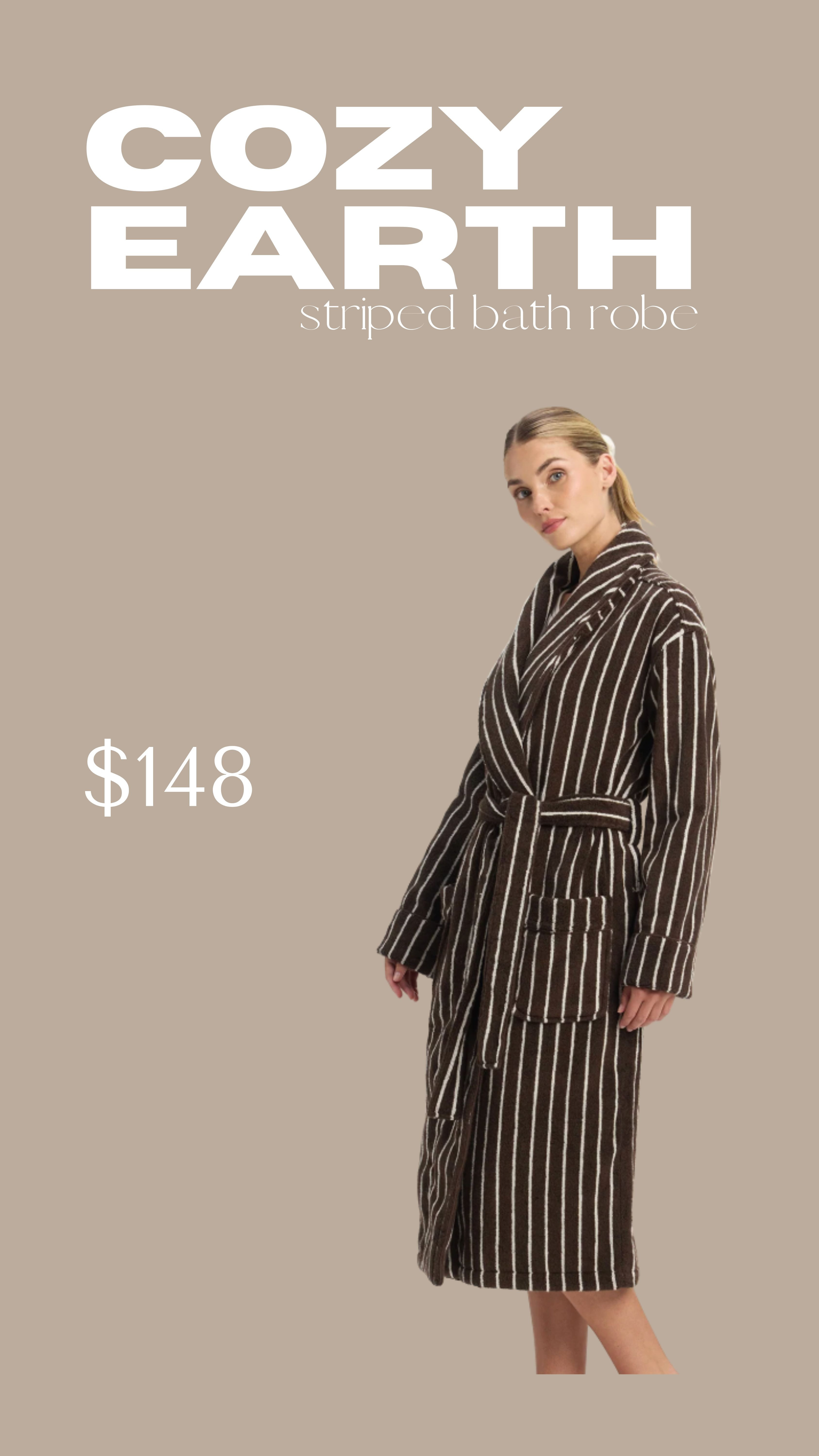 Cozy Earth brown robe 🤎 ultra soft, trending chocolate shade, perfect fall loungewear find.  

 #LTKGiftGuide #LTKHoliday #LTKHome