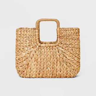 Straw Tote Handbag - A New Day™ Natural | Target