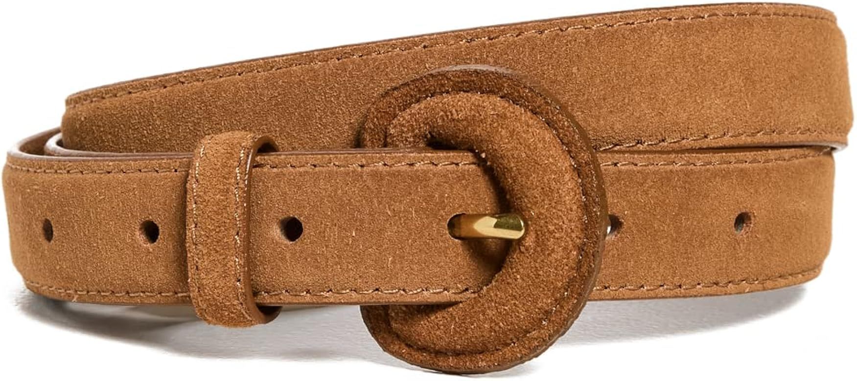 Madewell Brown Leather Skinny Belt | Amazon (US)