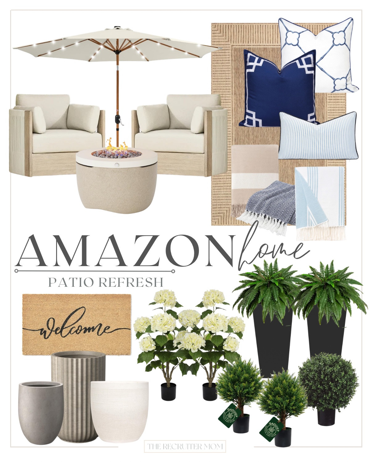 Amazon Home Patio Refresh Outdoor Porch Decor #patiofurniture #coastalpatio #patiodecor

#LTKSeasonal #LTKHome #LTKSwim