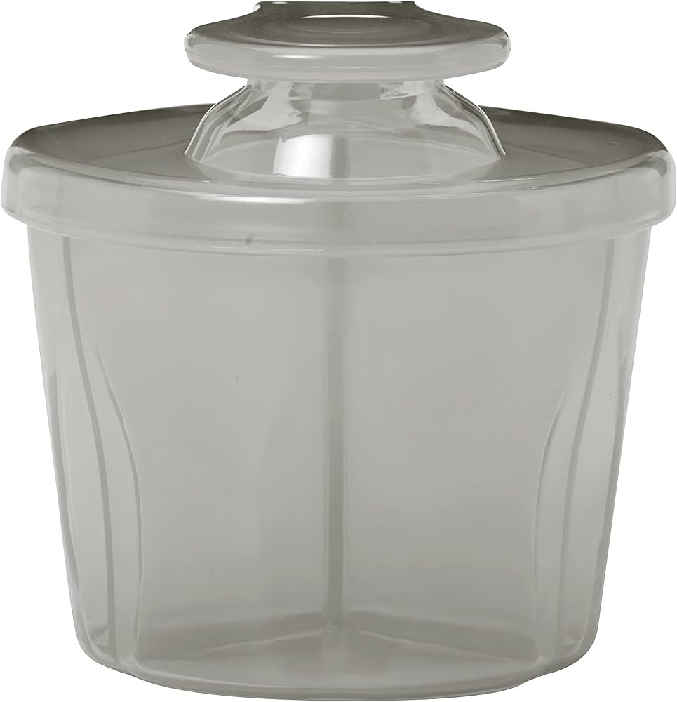 Dr. Brown's Baby Formula Dispenser with Snap-On Lid for On-the-Go Feedings,Milk Powder Dispenser for Traveling with Infant,Gray | Amazon (US)