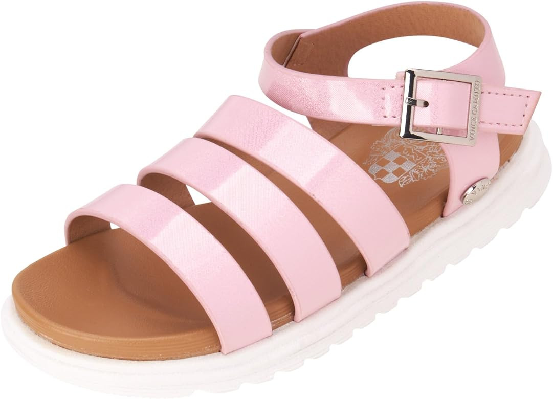 Vince Camuto Girls' Sandals - Open Toe Summer Dress Shoes Strappy Platform Sandals with Adjustabl... | Amazon (US)